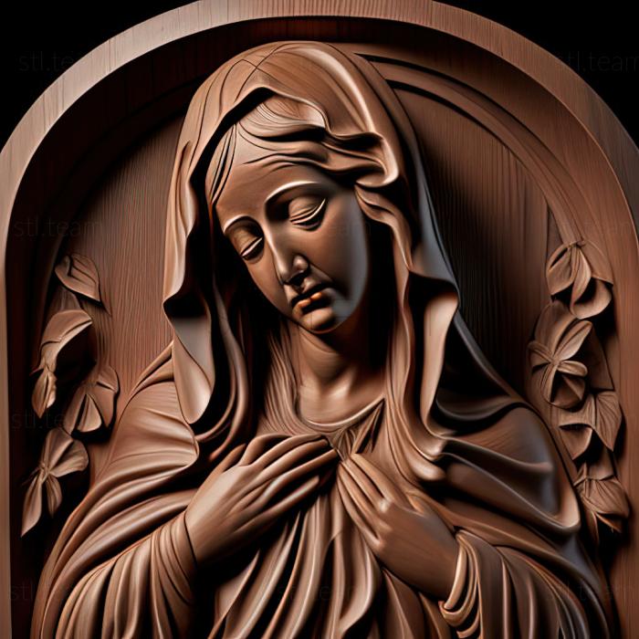 3D model Virgin Mary (STL)